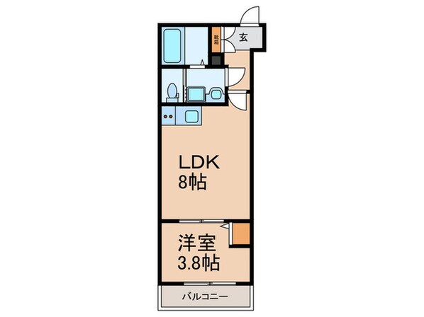 H-maison平野EASTⅢの物件間取画像